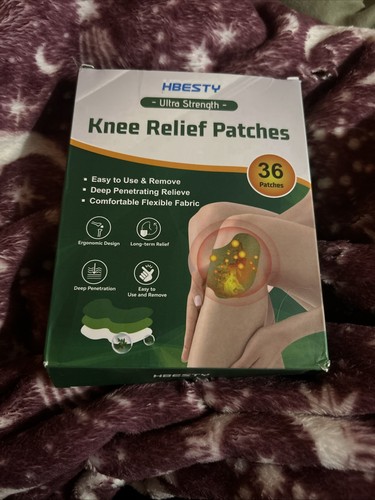 36x knee pain relief patches - knee,